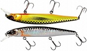 Воблер Jackall Mag Squad 128SP #HL Gold & Silver Black