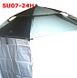 Зонт рыболовный с тентом Kaida SU07-24H Grey+Black