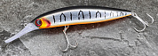 Воблер Grows Culture Mooguri 120F #MG-016 UV Mat Silver Tiger