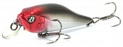 Воблер Pontoon21 Cheerful 60SP-SR #A16 Black Back Red Head