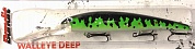 Воблер Bandit Walleye Deep #OL132 Green Multi Dots