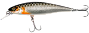 Воблер Jackall Squad Minnow 65SP #HL Silver & Black
