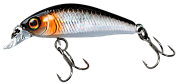 Воблер Jackall Chubby Minnow 35 #HL Silver & Black